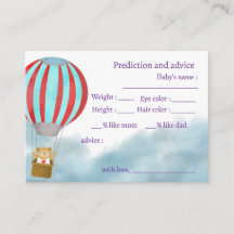 Über den Wolken kommst du zu mir Baby Shower