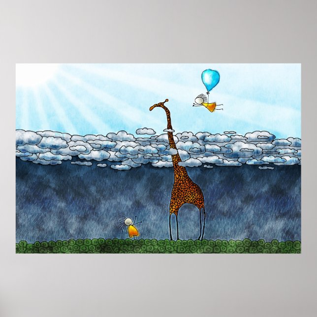 Über den Wolken Poster (Vorne)