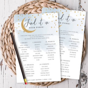 Über der Blue Purse Scavenger Jagdkarte des Mondes Flyer