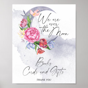 Über der Blume Babyduschbücher, Karten Poster