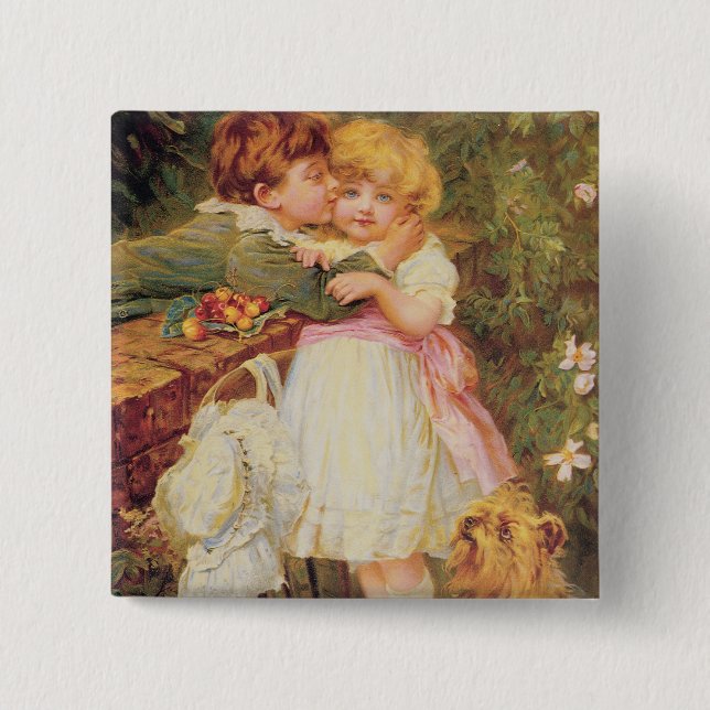 Über der Garten-Wand Button (Vorderseite)