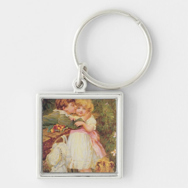 Über der Garten-Wand Schlüsselanhänger (Vorne)