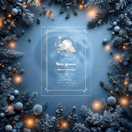 Über der Himmelsdusche des Mondes Acryleinladungen