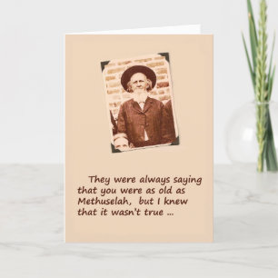 Über der Hügel-Geburtstags-Karte Karte