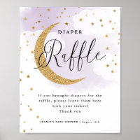 Über der Lila Blauen Windel-Regaldusche