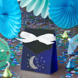 Über der Mond Babydusche Geschenkschachtel