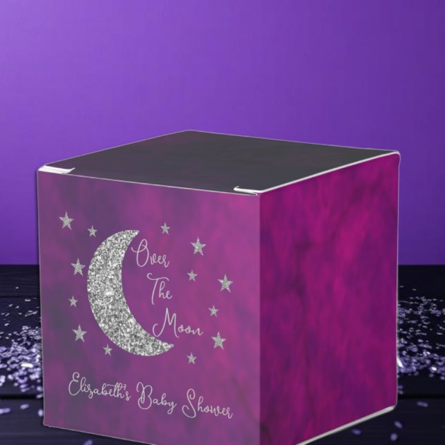 Über der Mond Babydusche Geschenkschachtel (Von Creator hochgeladen)