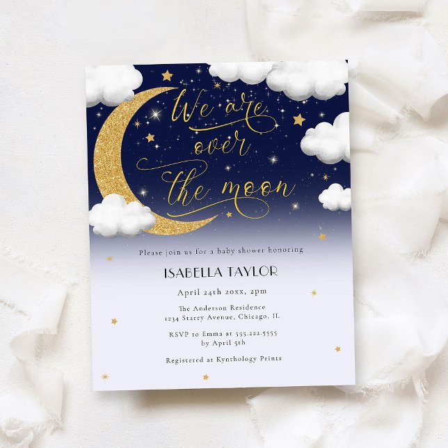 Über der neutralen Babydusche des Mondes (Von Creator hochgeladen)