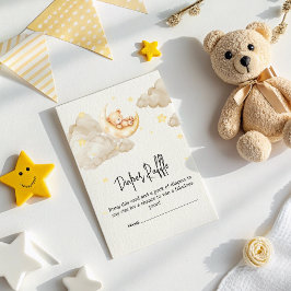 Über der Teddy-Bärentaucher-Kinderdusche Begleitkarte
