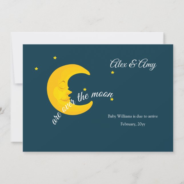 Über die Ängstlichkeit des Mondes Ankündigung (Vorderseite)