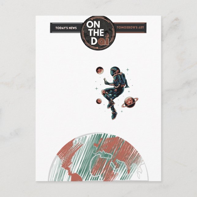 Über die Dai News Postkarte (Vorderseite)