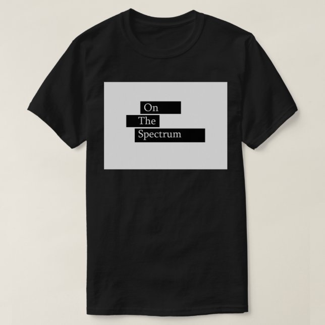 über die Gestaltung der Frequenzautismus T-Shirt (Design vorne)