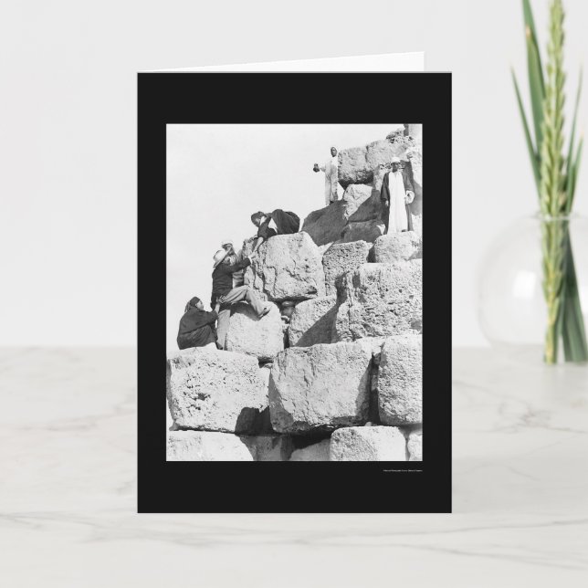 Über die Große Pyramide in Ägypten 1870 Karte (Vorderseite)