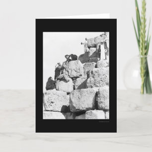 Über die Große Pyramide in Ägypten 1870 Karte