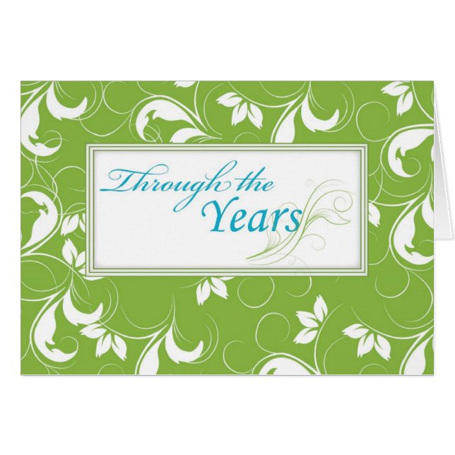 Über die Jahre hinweg, ein schleichender Schritt (Vorderseite (Horizontal))