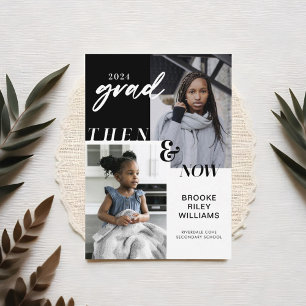 Über die Jahre - Jetzt & Dann Abschluss 2 Foto Einladung