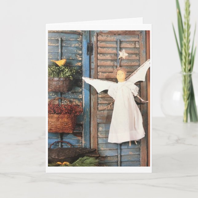 **ÜBER DIE MEILEN** BEI CHRISTMAS FEIERTAGSKARTE (Vorderseite)