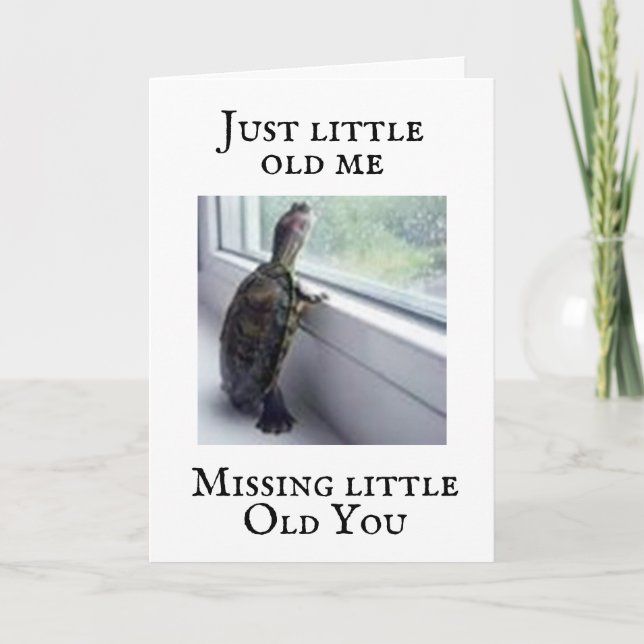 **ÜBER DIE MEILEN** SCHREIBEN SIE GLÜCKLICH BIRTHT KARTE (Vorderseite)