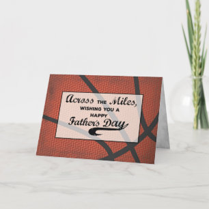Über die Miles Fathers Day Basketballkarte Karte