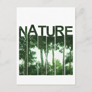 Über die Natur Postkarte