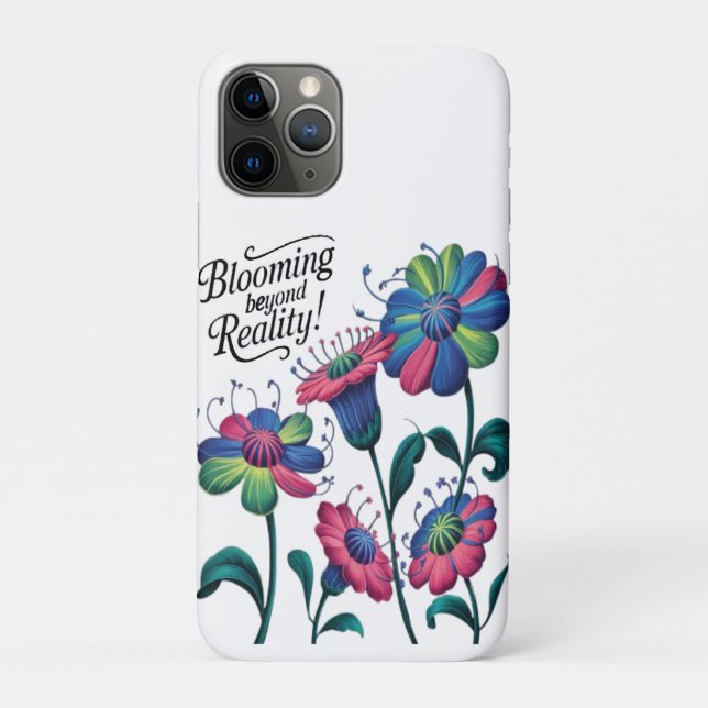 über die Realität hinaus blühen Case-Mate iPhone Hülle (Rückseite)