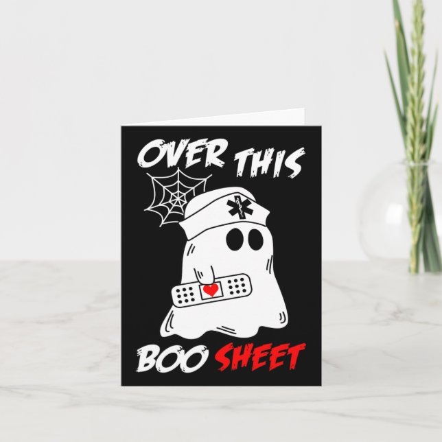 Über diesen Booblätter Fun Ghost Nurty Halloween Karte (Vorderseite)