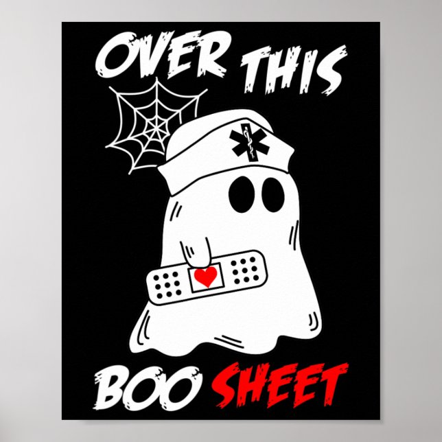 Über diesen Booblätter Fun Ghost Nurty Halloween Poster (Vorne)