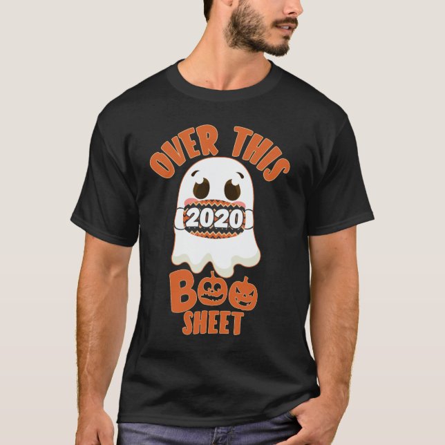 Über dieses 2020 Bootschild Funny Ghost Halloween T-Shirt (Vorderseite)