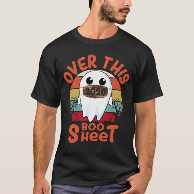 Über dieses 2020 Bootschild Funny Ghost Halloween T-Shirt (Vorderseite)