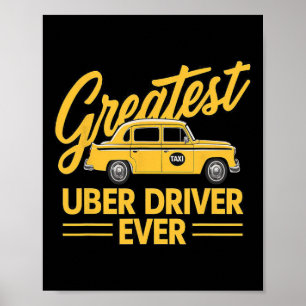 Uber Driver Eber Uber Driver Funny 4 Poster