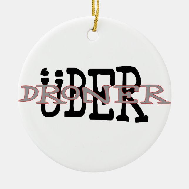 Uber Droner Keramikornament (Vorne)
