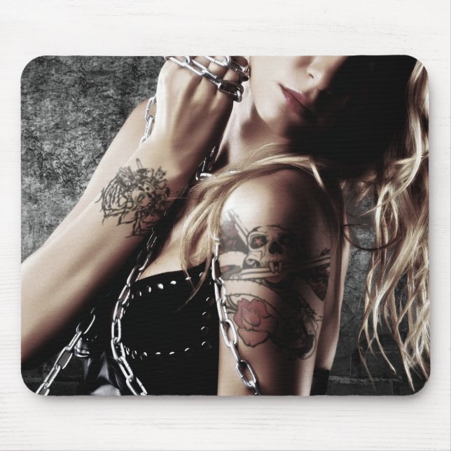 Über Eifersucht-Grafik Mousepad hinaus (Vorne)