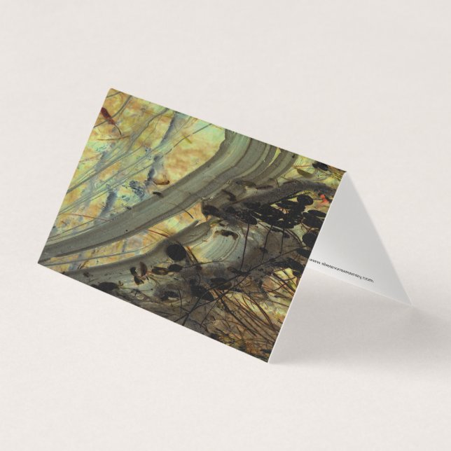 "Über einem Biber-Staudamm II" Abstrakt erweiterte (Vorderseite)