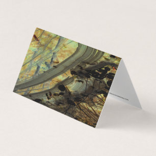 "Über einem Biber-Staudamm II" Abstrakt erweiterte