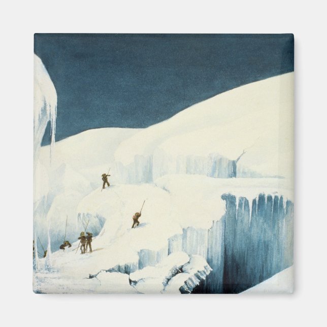 Über einen Ravine, von 'A Narrative of a Ascent Magnet (Vorne)