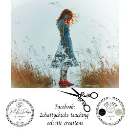 Über exponierte Fotografie enthauptet Girl Decoupa Seidenpapier