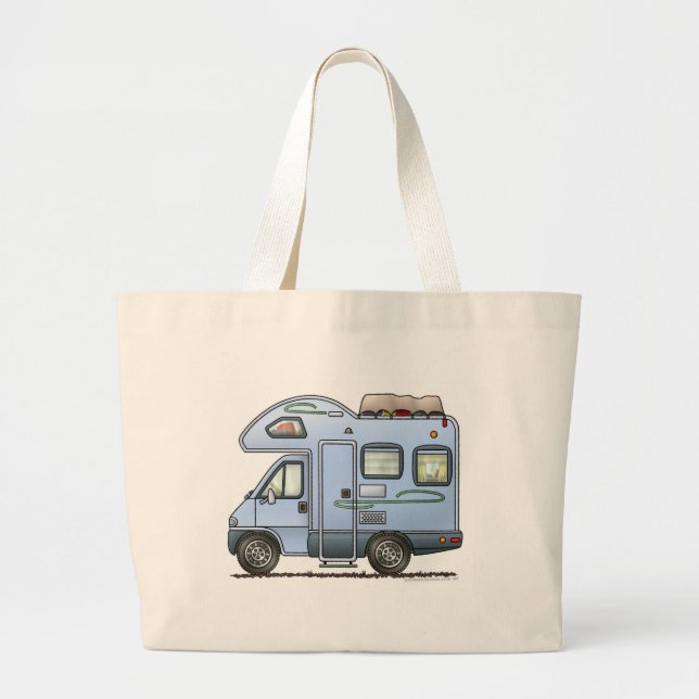 Über Fahrerhaus-Camperrv-Tasche Jumbo Stoffbeutel (Vorne)
