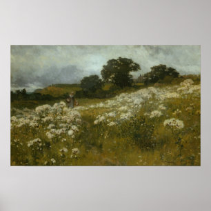 Über Felder hinweg Poster