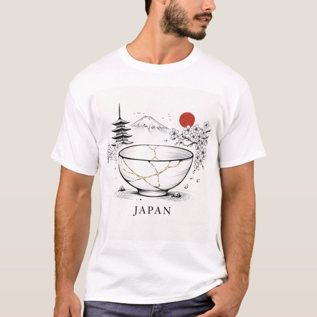 Über Japan T-Shirt (Vorderseite)