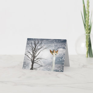 Über Jesus Weihnachts-Grußkarte nachdenken Karte