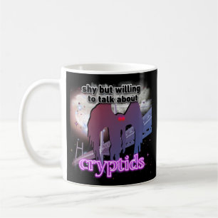 Über Kryptiden sprechen lustig Bigfoot Mothman Kaffeetasse