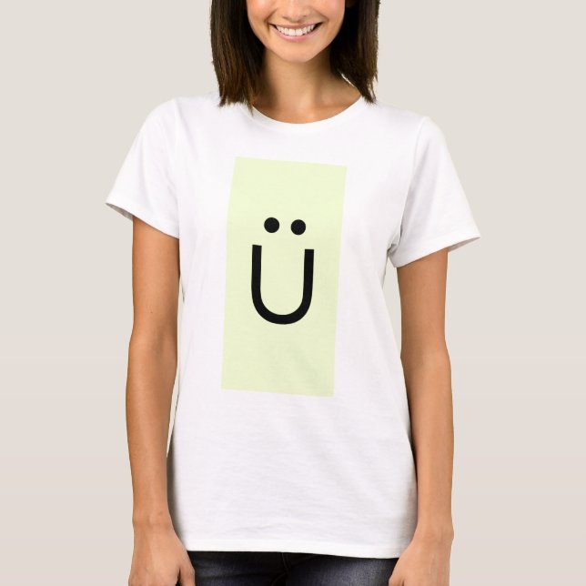 über Lächelnprodukte T-Shirt (Vorderseite)