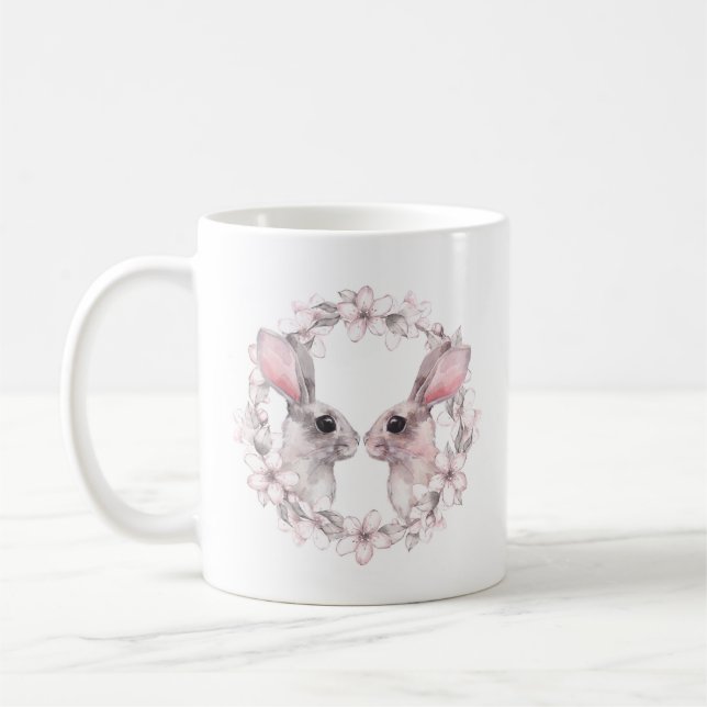 Über Liebe Kaffeetasse (Links)
