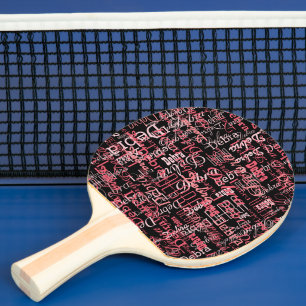 Über Mädchen und Tischtennis Schläger