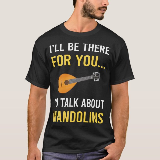 Über Mandoline sprechen T-Shirt (Vorderseite)