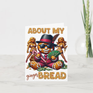 Über mein Gingerbrot Funny Urban Weihnachten Karte