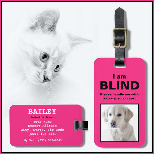 [Über meinen Hund] Blinde Katzenkiste Gepäckanhänger