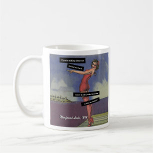 Über mich reden hinter meinem Rücken Vintage Lusti Kaffeetasse