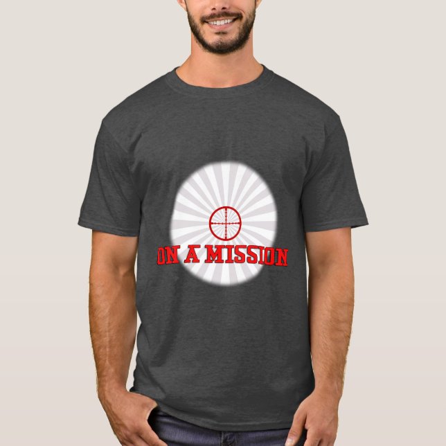 ÜBER MISSION Sniper Scope Art Work T-Shirt (Vorderseite)