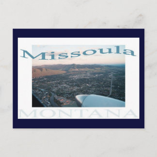 Über Missoula, Montana Postkarte